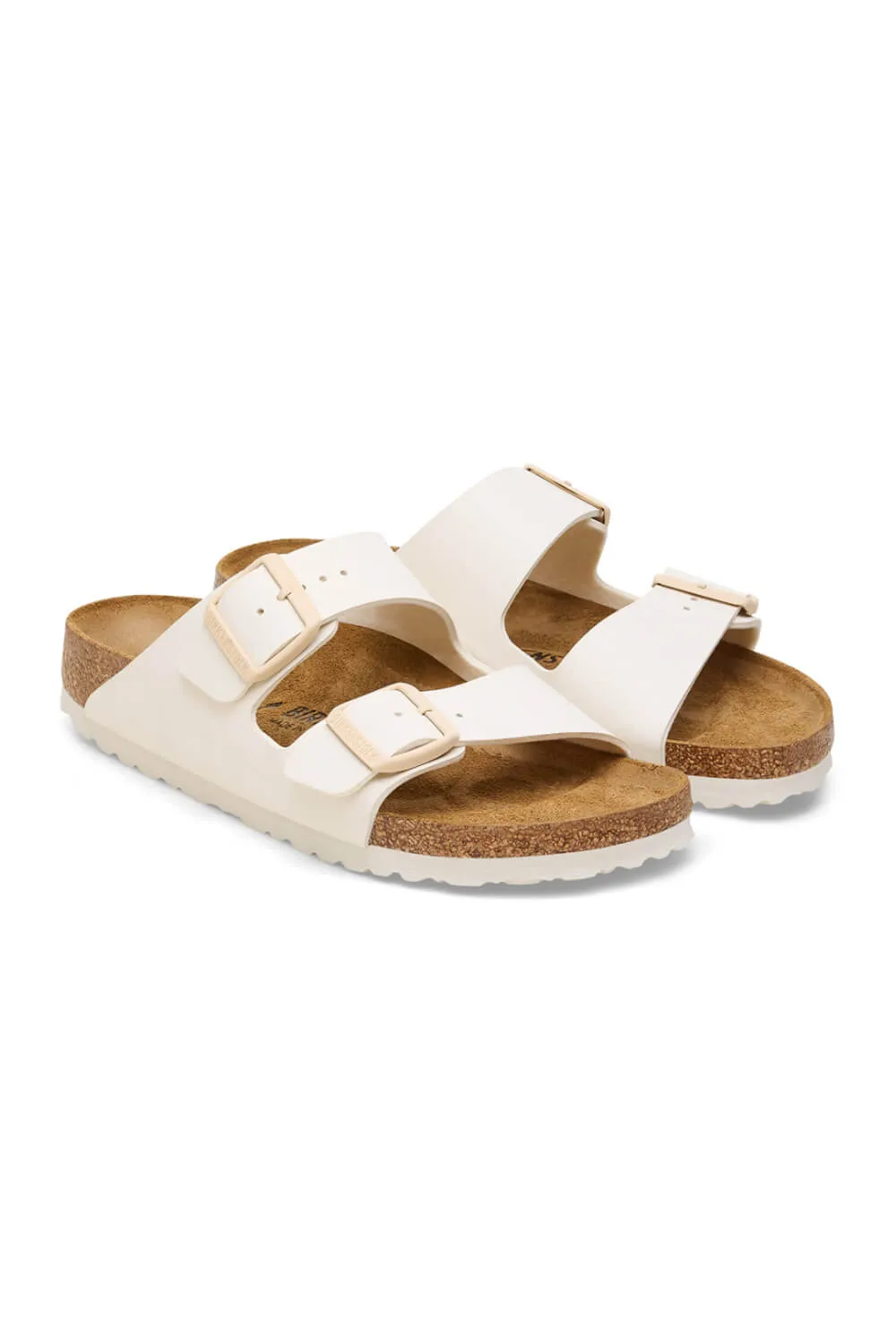 Birkenstock Arizona Birko-Flor Sandals for Women in Eggshell | 1027339