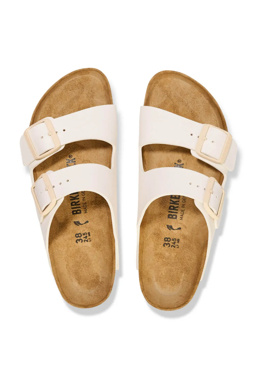 Birkenstock Arizona Birko-Flor Sandals for Women in Eggshell | 1027339