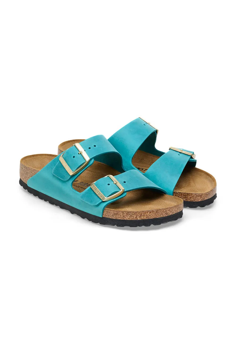 Birkenstock Arizona Oiled Leather Sandals for Women in Biscay Bay | 1026537