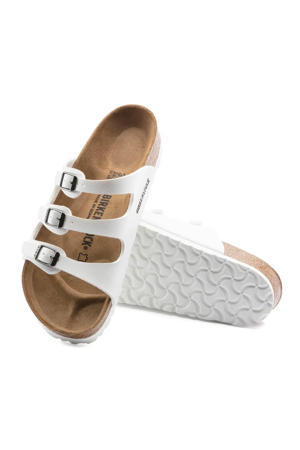 Birkenstock Florida Birko-Flor Sandals for Women in White | 1016765
