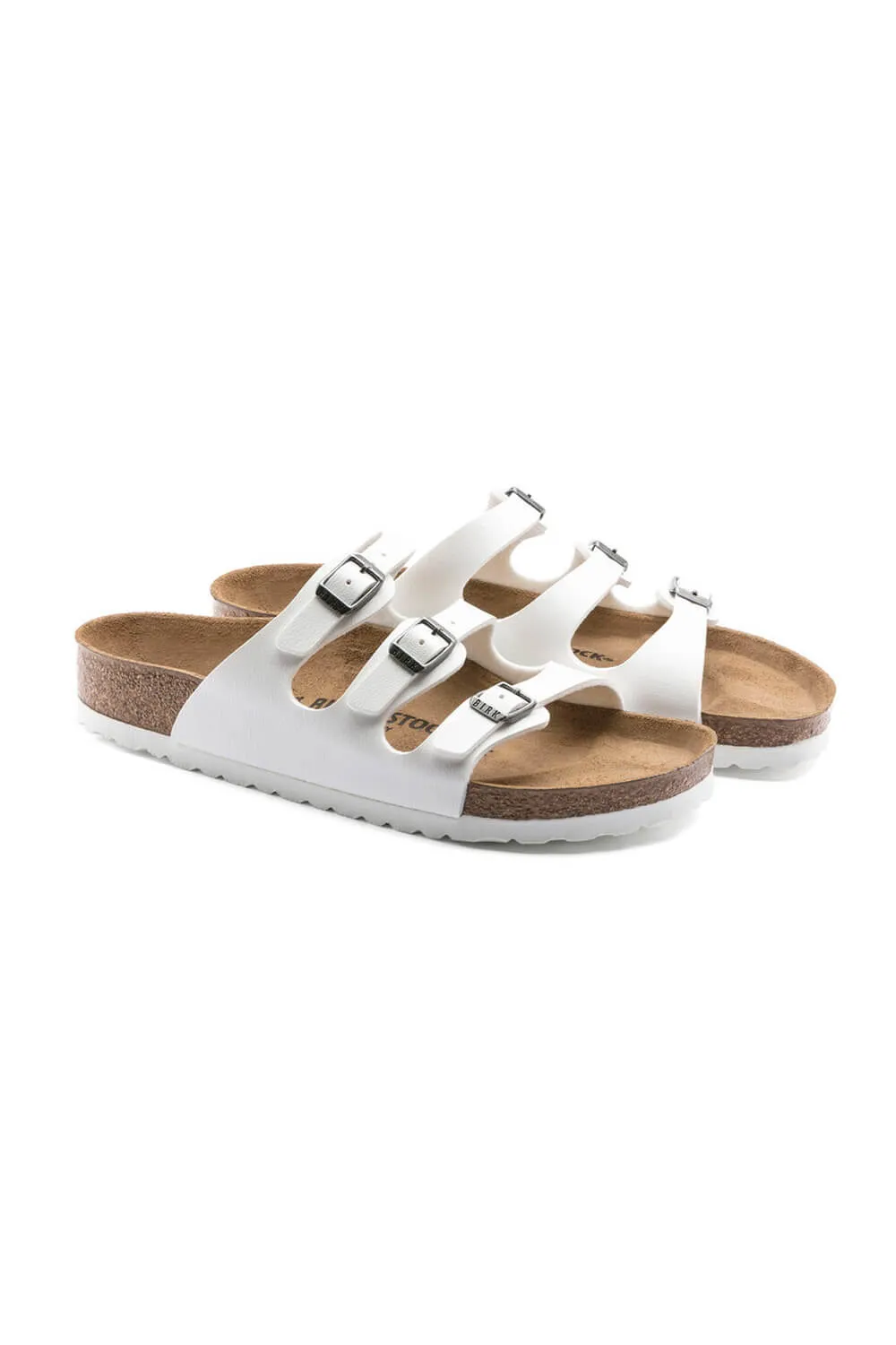 Birkenstock Florida Birko-Flor Sandals for Women in White | 1016765