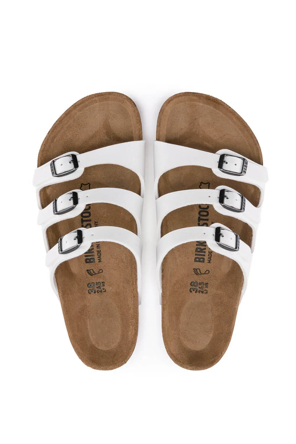 Birkenstock Florida Birko-Flor Sandals for Women in White | 1016765