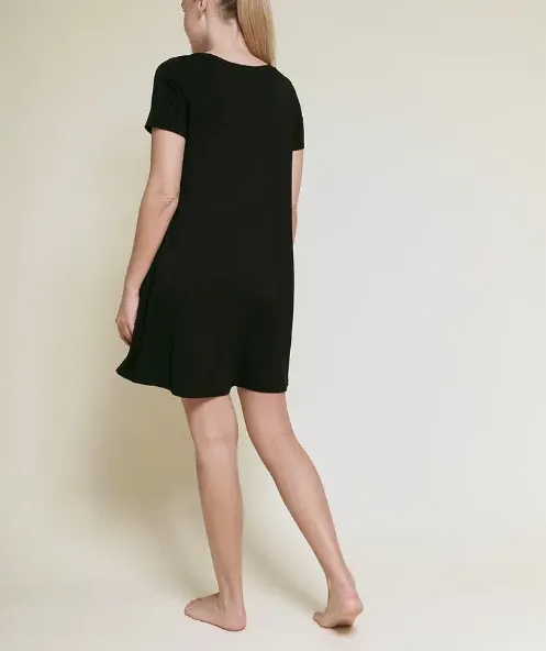 Black Bamboo Dress