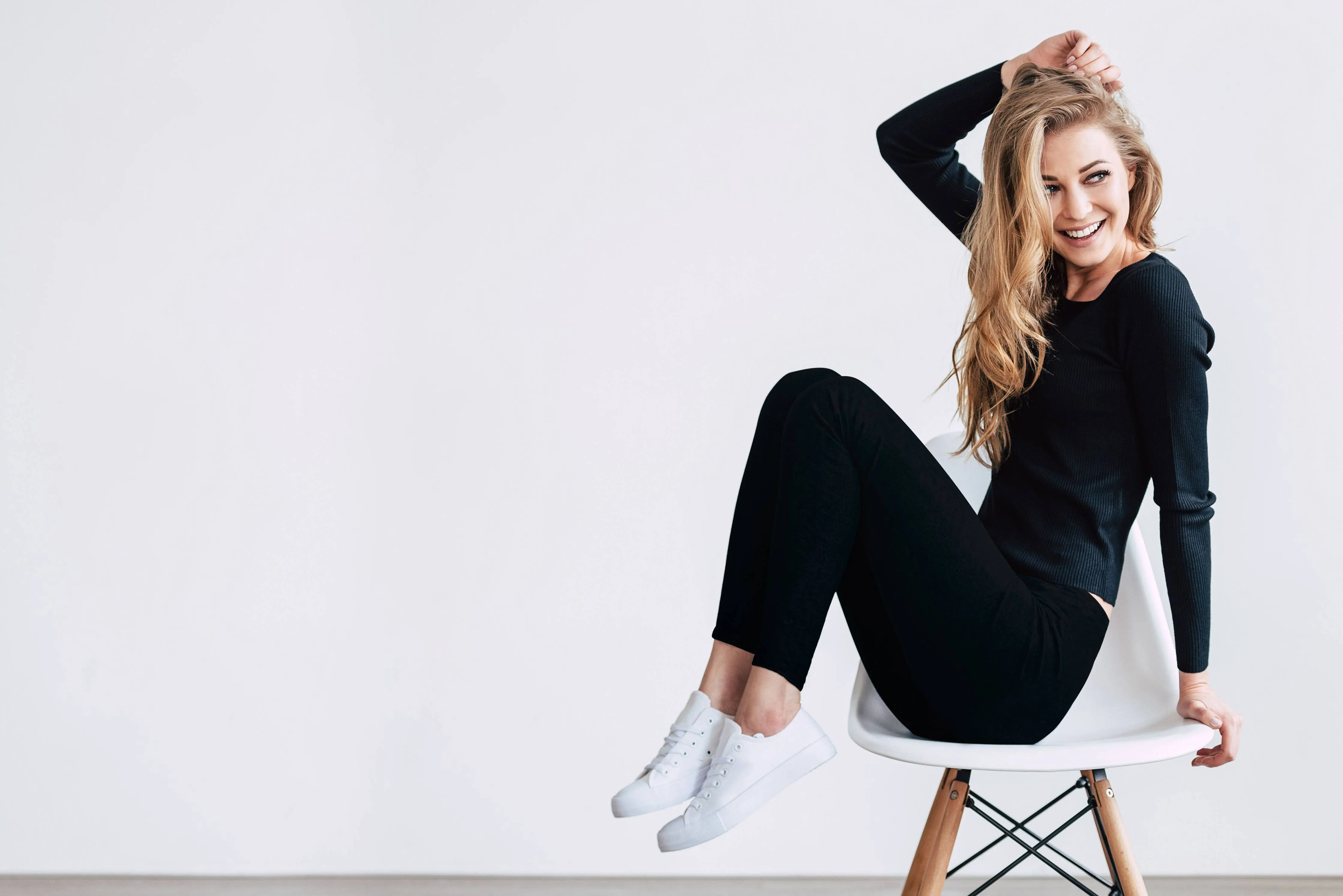Black Fleece Lined Leggings