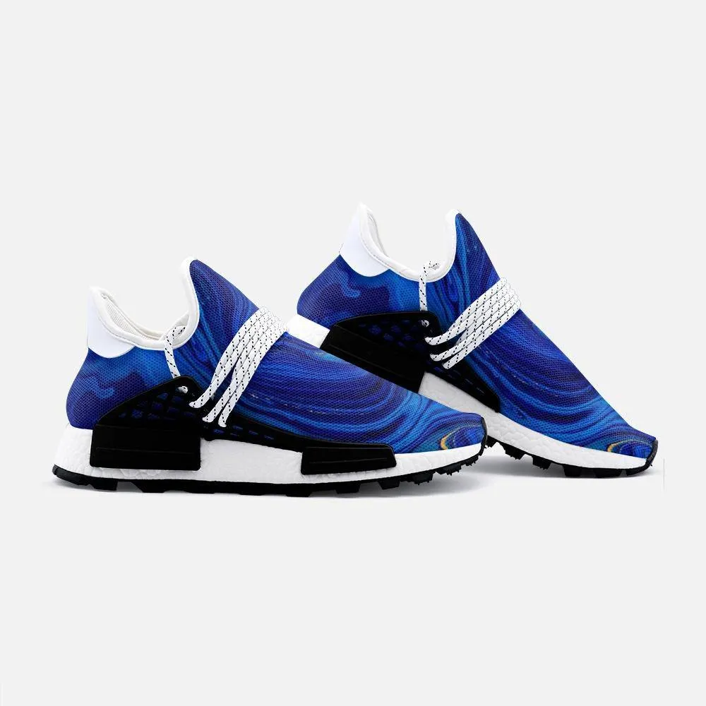 Bleu marble Unisex Lightweight Custom shoes