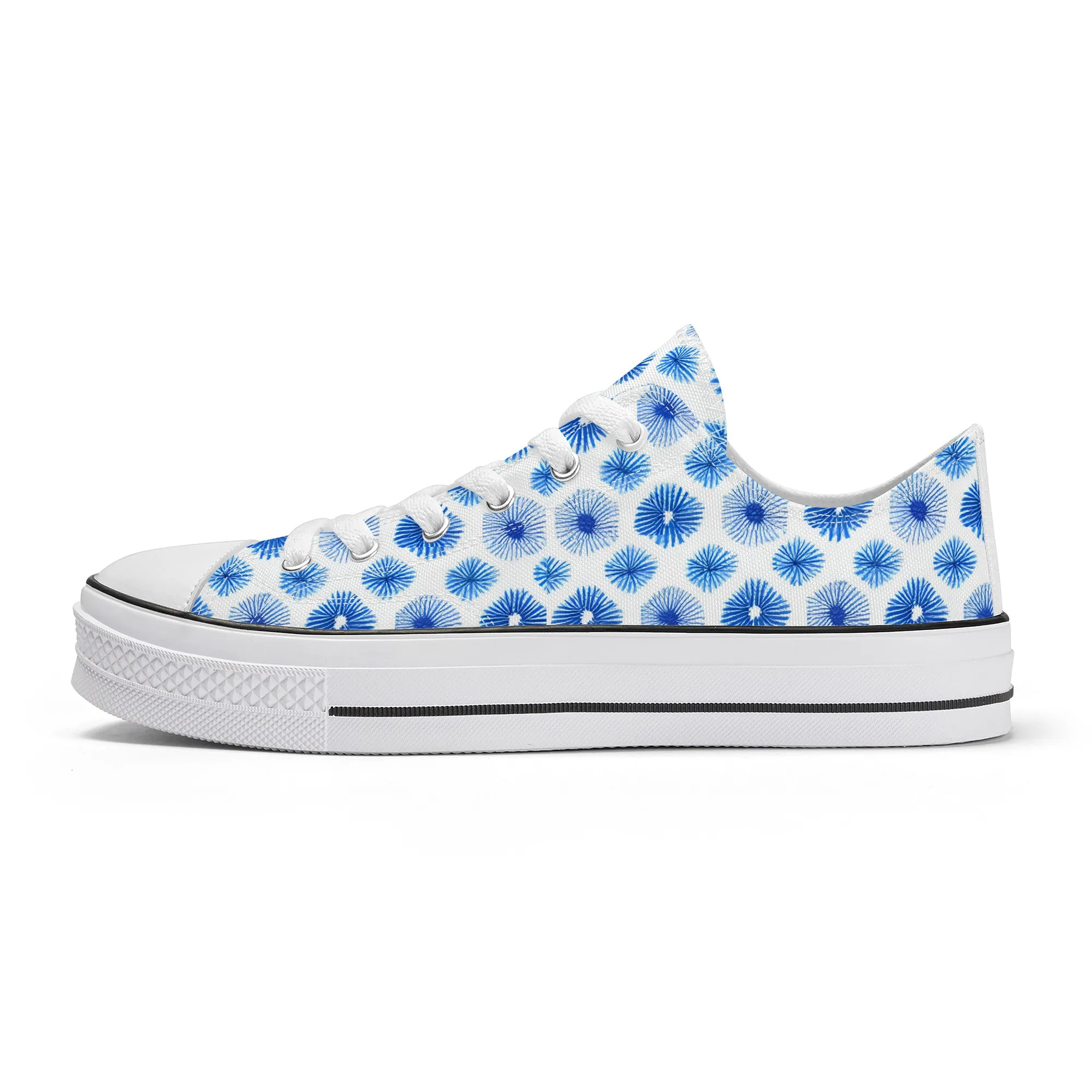 Blue Sachiko Low Top Canvas Shoes