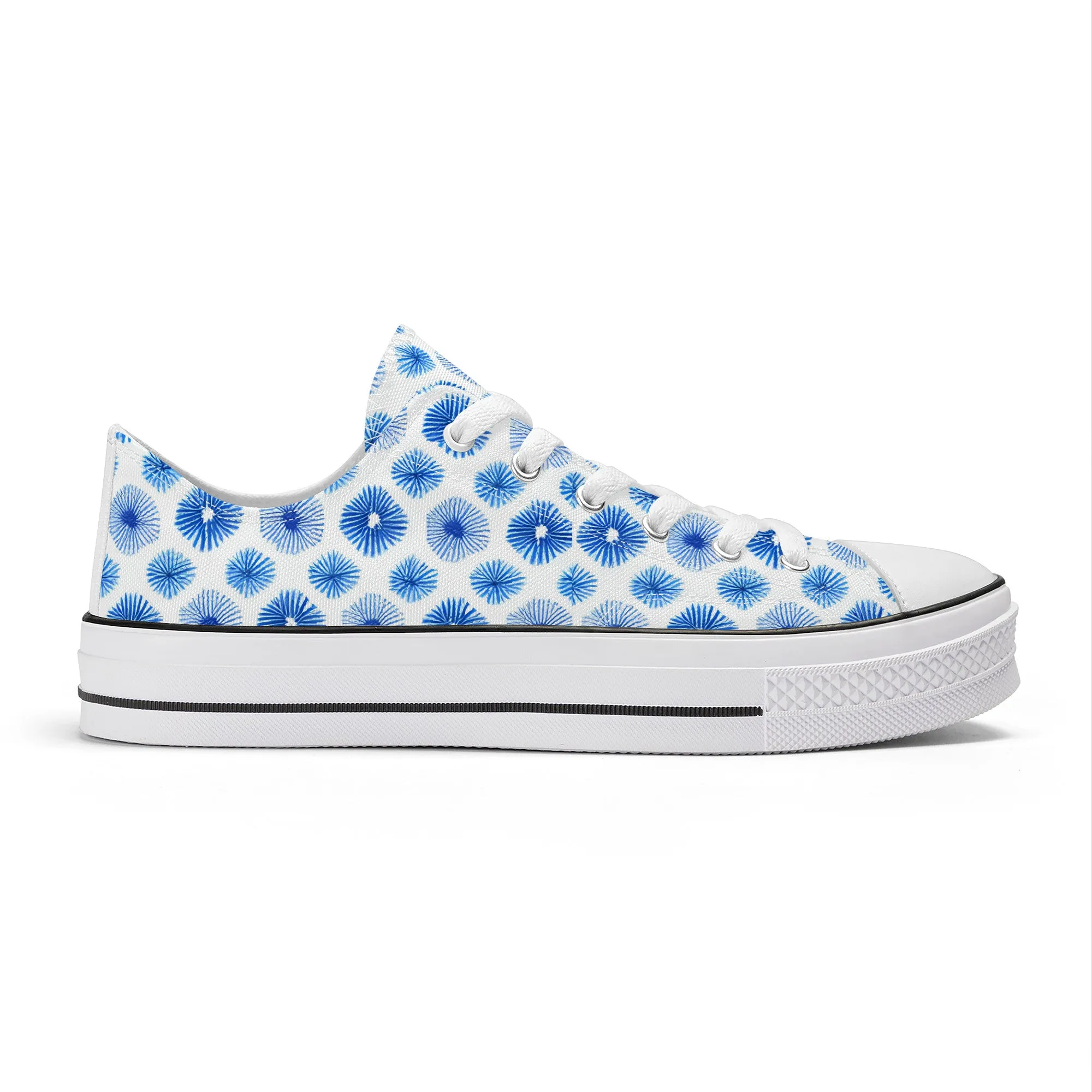 Blue Sachiko Low Top Canvas Shoes