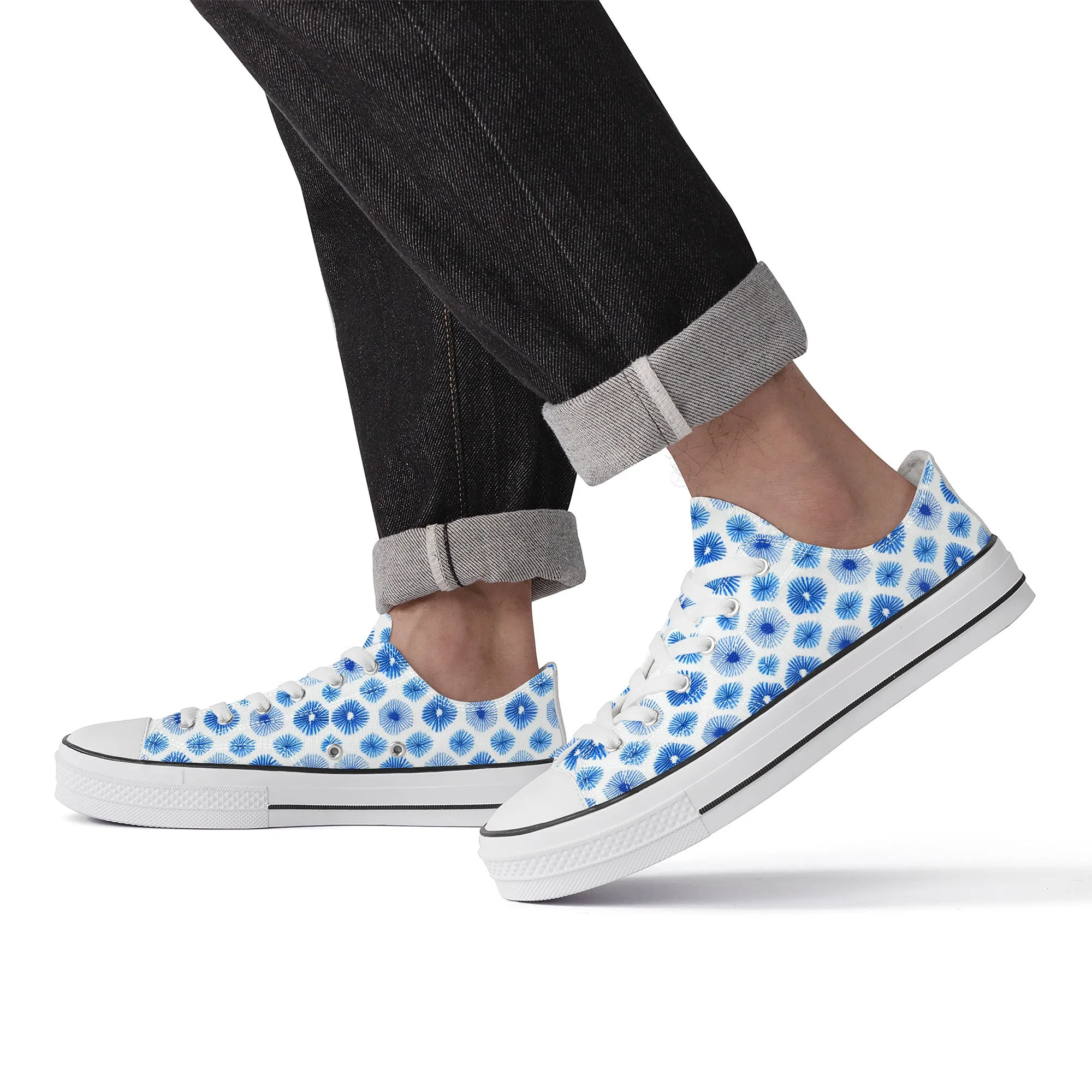 Blue Sachiko Low Top Canvas Shoes