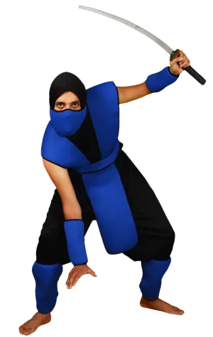 Blue Sneaky Ninja Costume