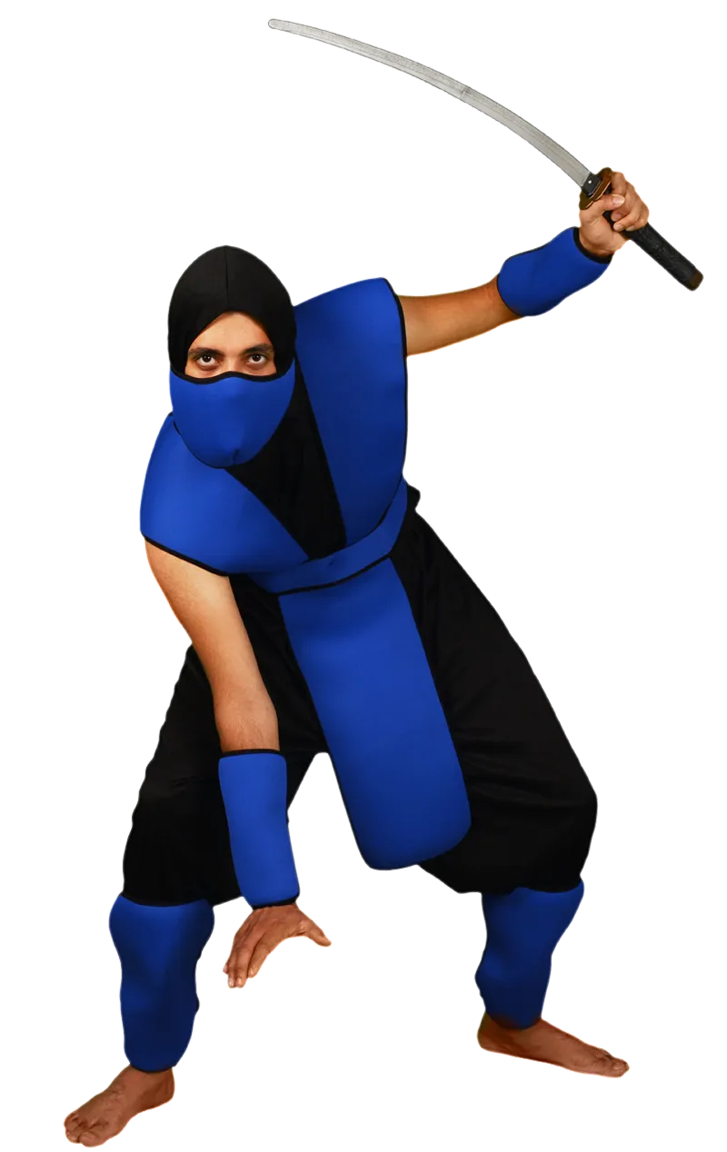 Blue Sneaky Ninja Costume
