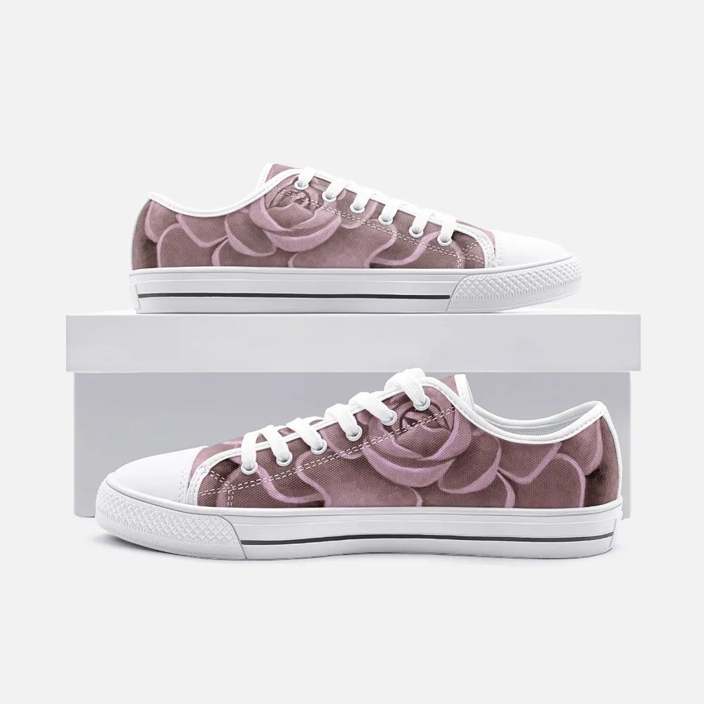 Blush Succulent Low-top Sneakers