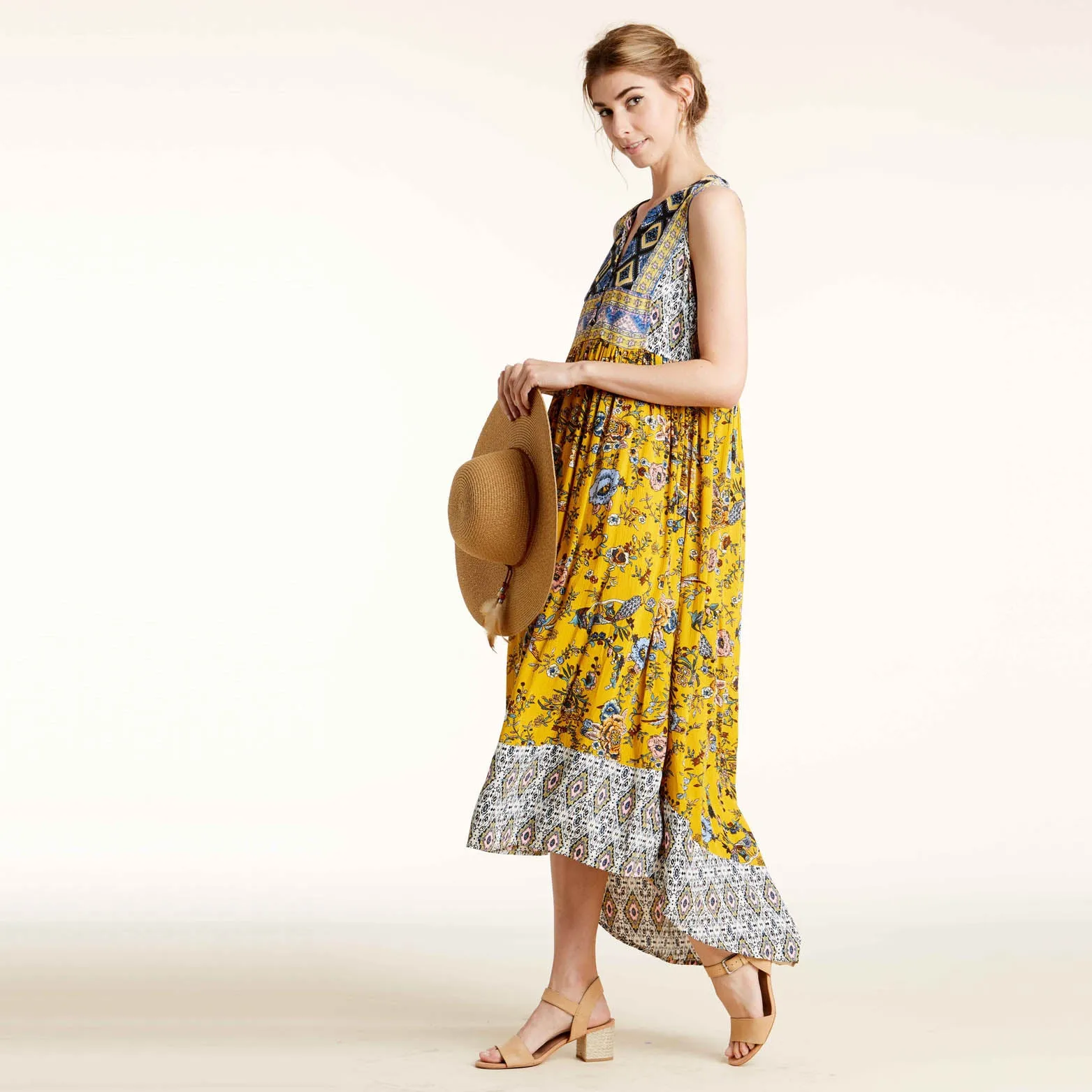 Bohemian Vibes Hi-Lo Maxi Dress