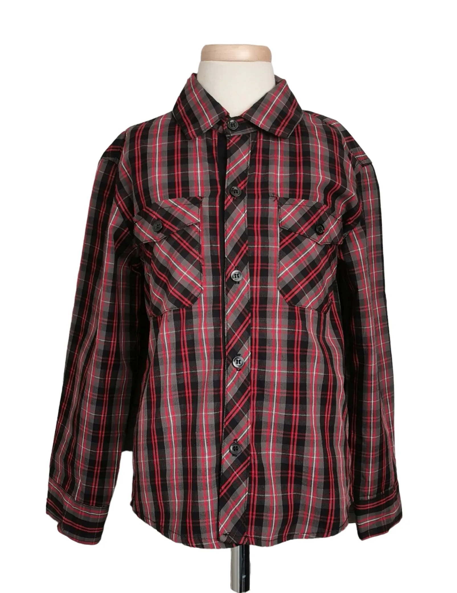 BOY SIZE 6 YEARS - MICK MACK, Long sleeve Dress Shirt EUC B33
