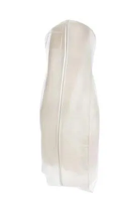 Breathable Zippered Garment Bag - White, Fuchsia or Turquoise