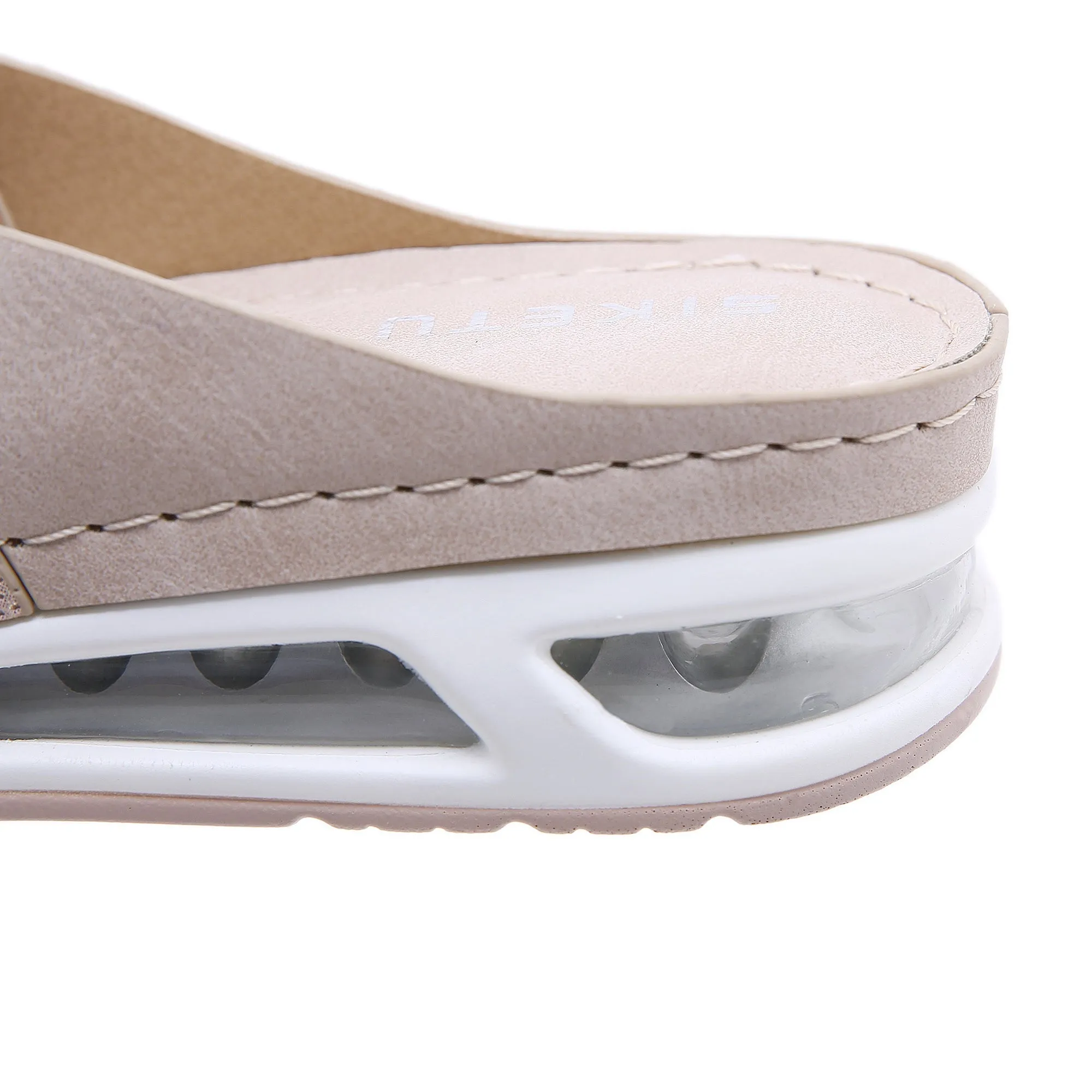 Brinkley Relief T-Strap Flip Flop - Nude