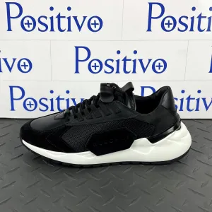 Buscemi Womens Run 2 Black Suede Sneakers SAMPLE