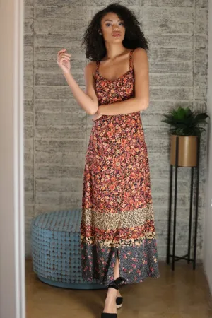 BUTTERCUP PRINTED MAXI DRESS
