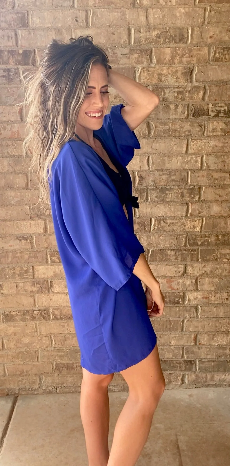 Cabana Life Kimono - Royal Blue