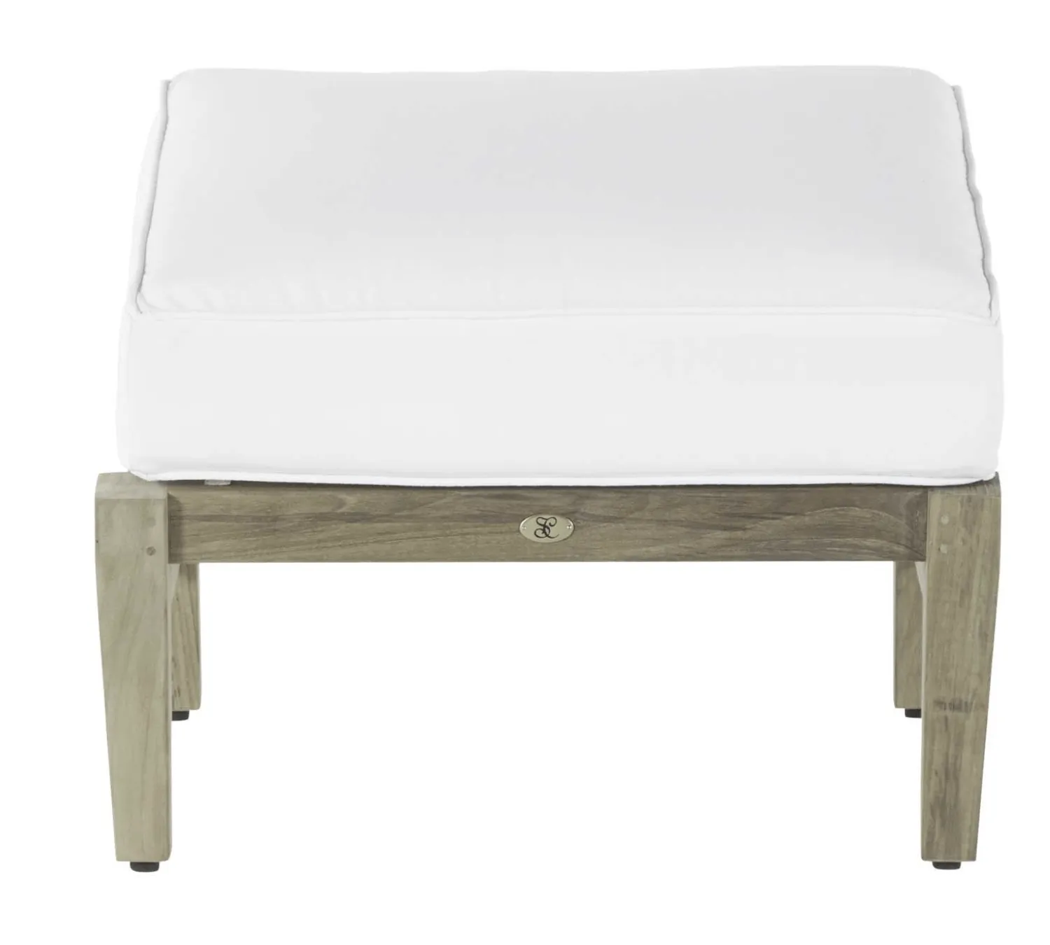 Cape Cod Ottoman - Natural Teak