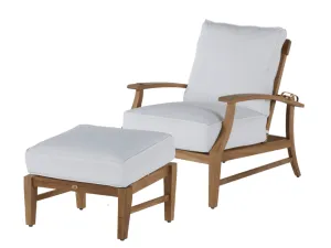 Cape Cod Ottoman - Natural Teak
