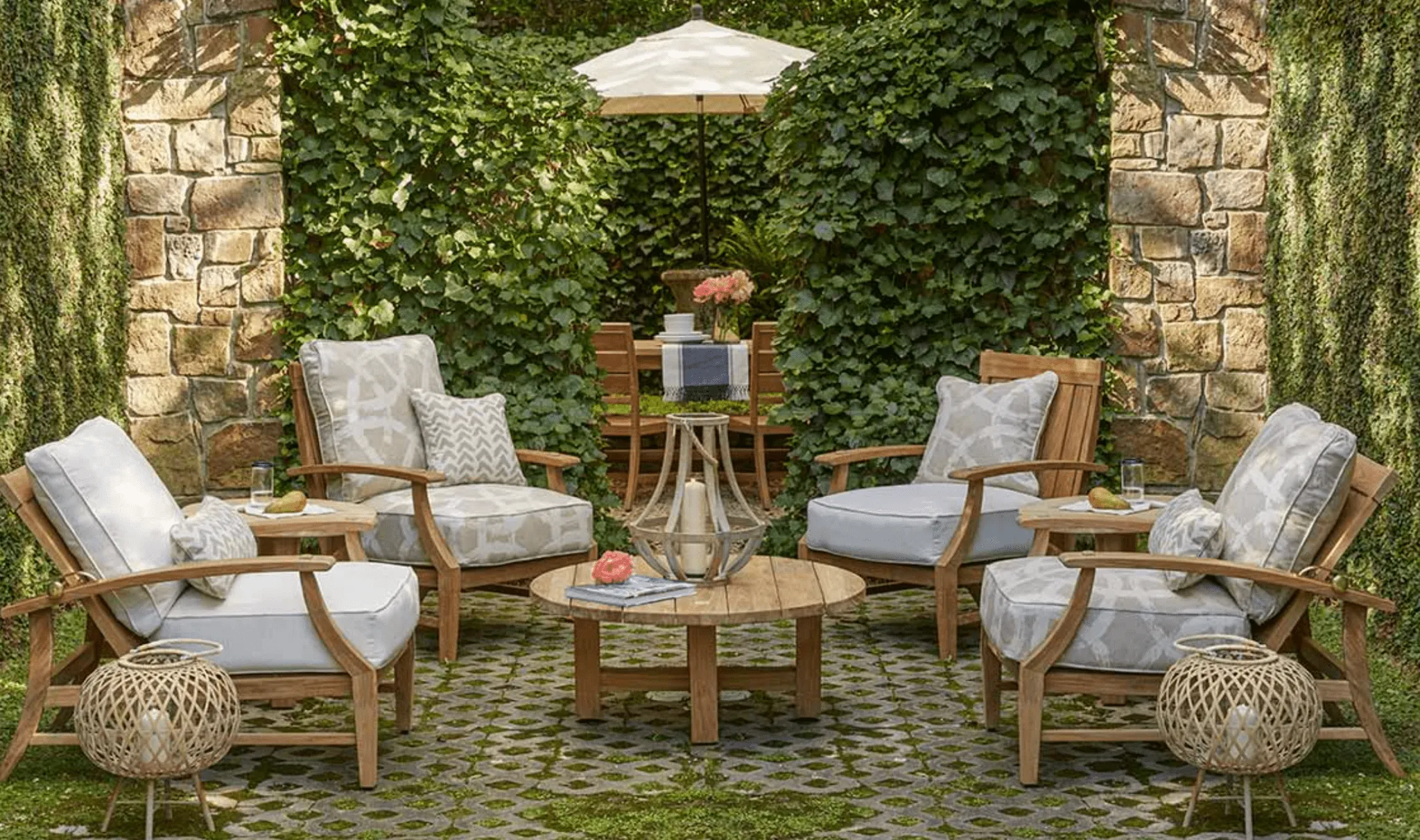 Cape Cod Reclining Lounge Chair - Oyster Teak
