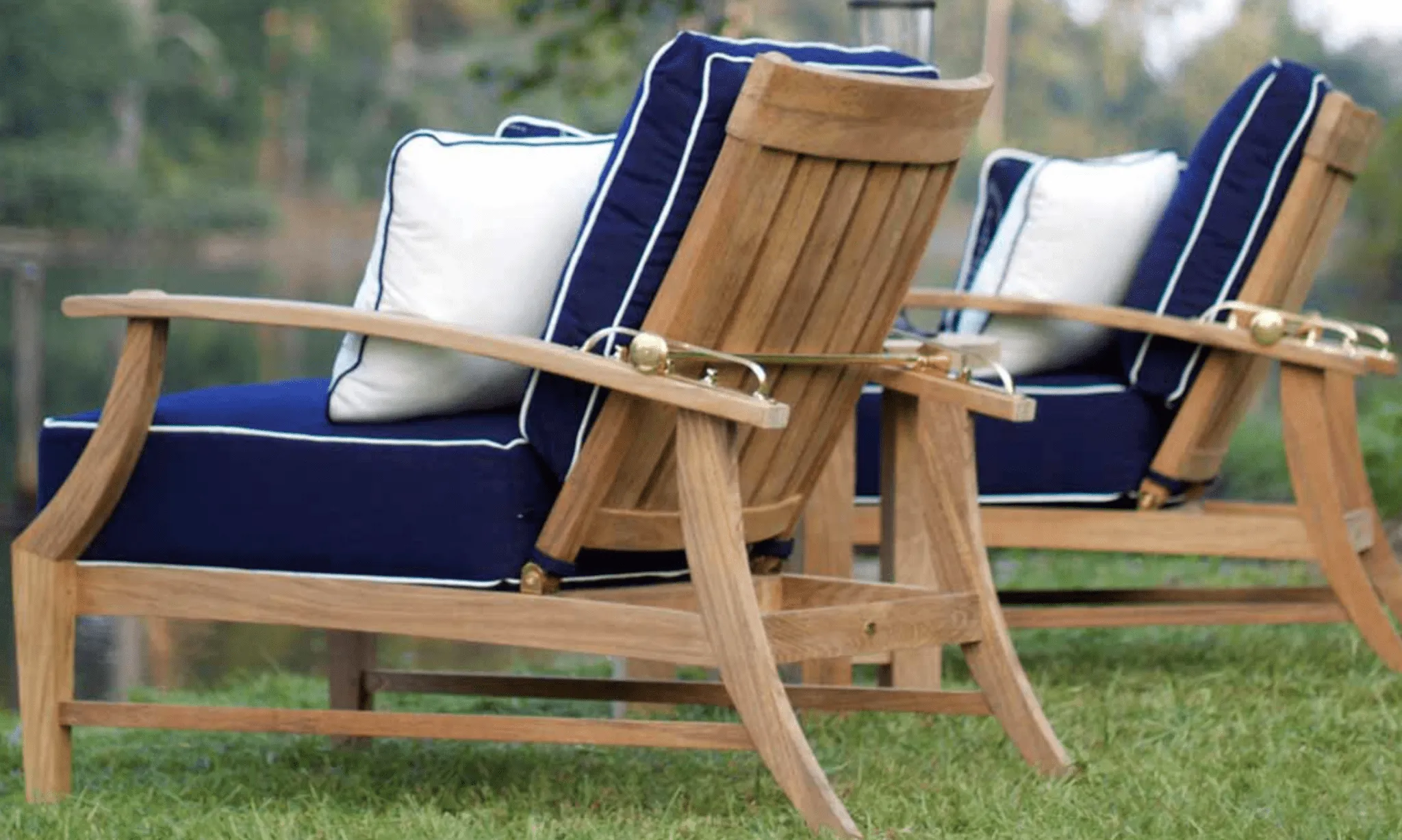 Cape Cod Reclining Lounge Chair - Oyster Teak