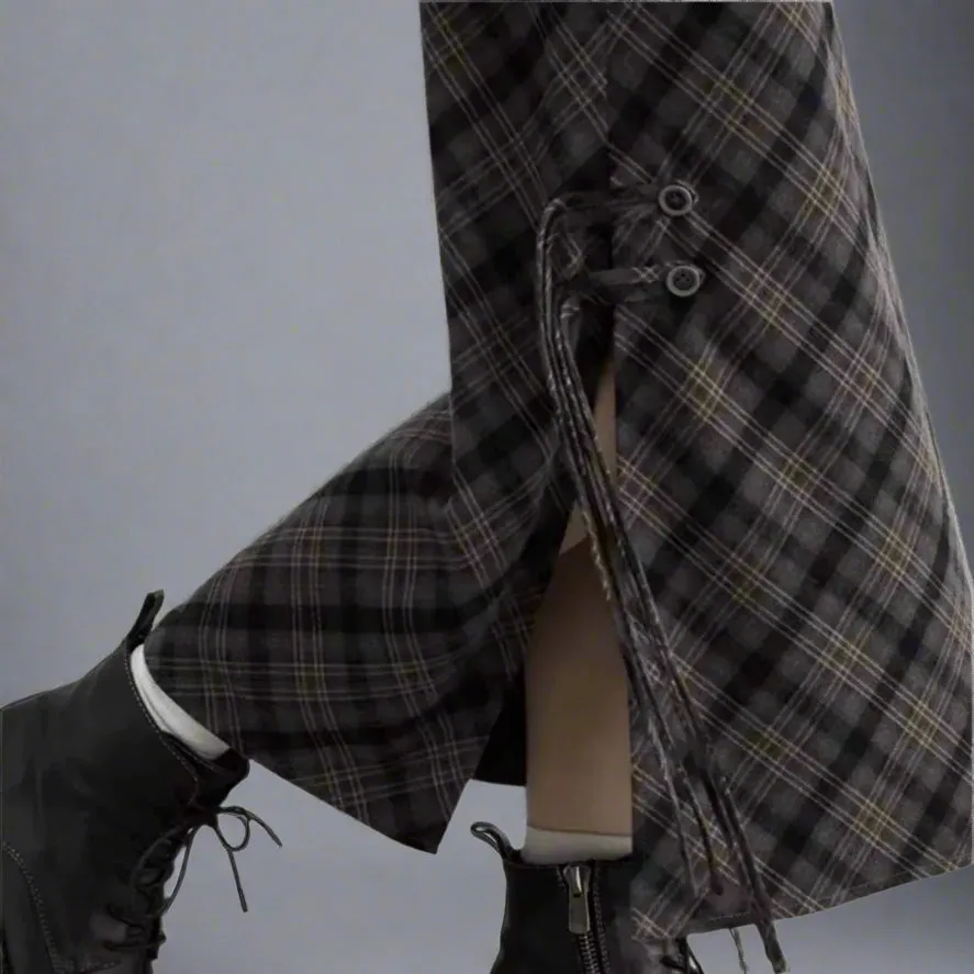 Casual Plaid Skirt