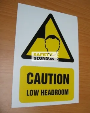 Caution Low Head Room (W032_ALU)