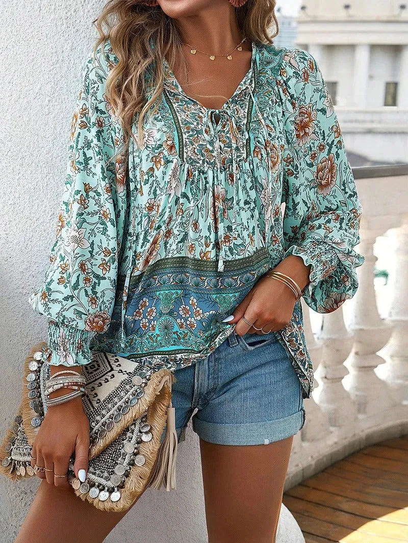 Charisse – Classy Women's Printed Blouse