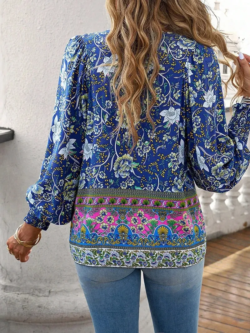 Charisse – Classy Women's Printed Blouse
