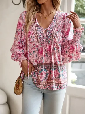 Charisse – Classy Women's Printed Blouse