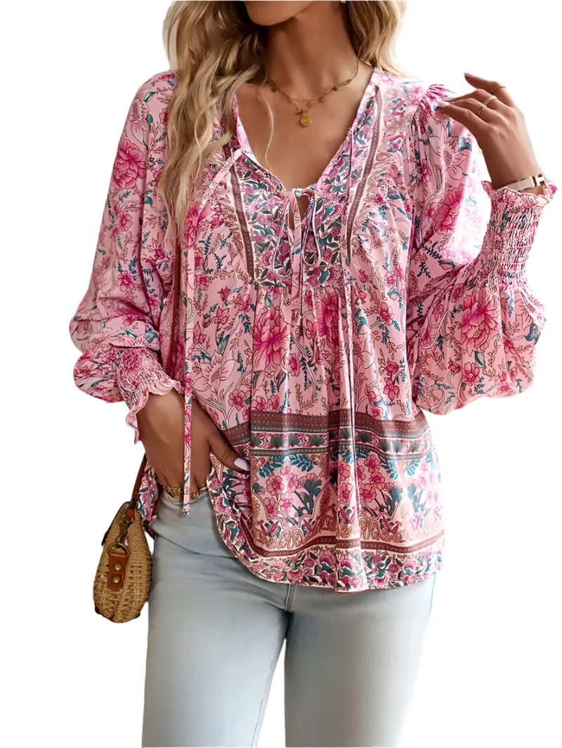 Charisse – Classy Women's Printed Blouse