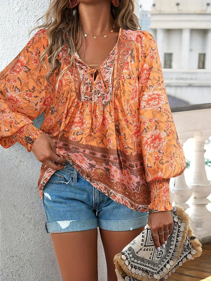 Charisse – Classy Women's Printed Blouse