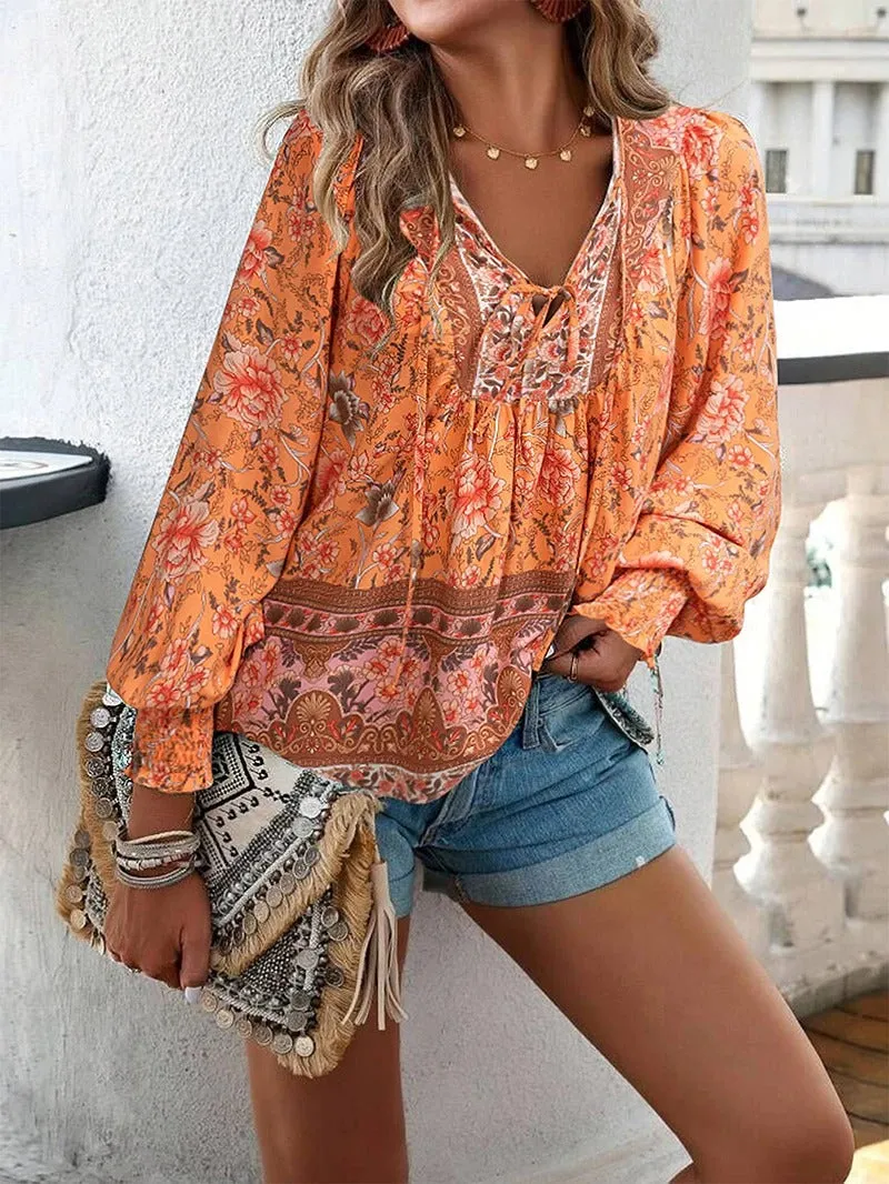 Charisse – Classy Women's Printed Blouse