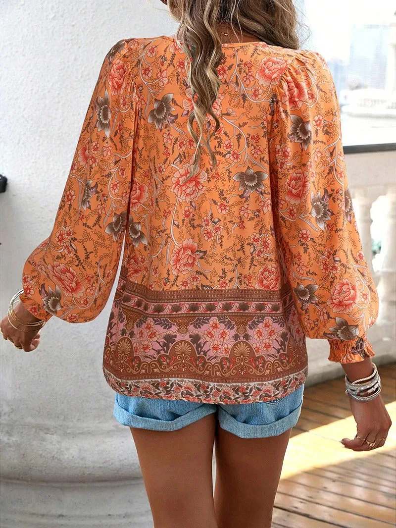 Charisse – Classy Women's Printed Blouse