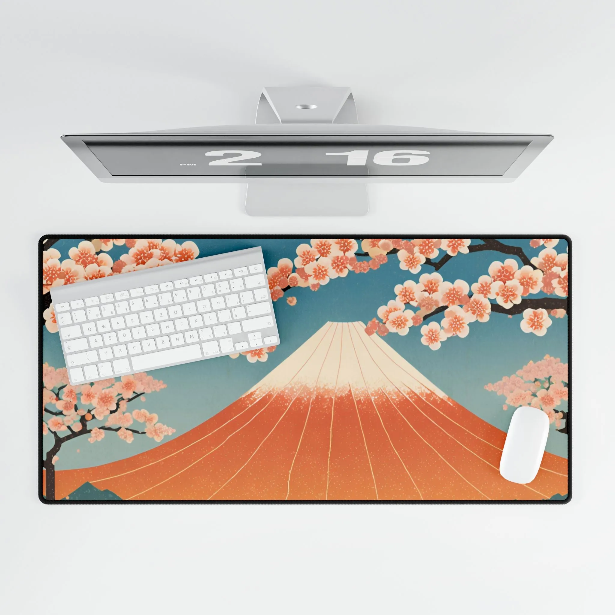 Cherry Blossom Majesty Desk Mat | Large Mousepad for Work & Gaming