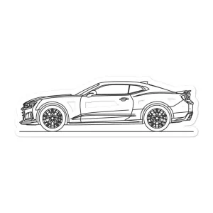 Chevrolet Camaro ZL1 6th Gen Outline Sticker