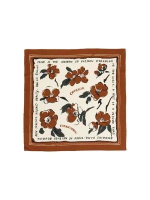 Chowxiaodou Rainbow Girl Twill Silk Square Scarf