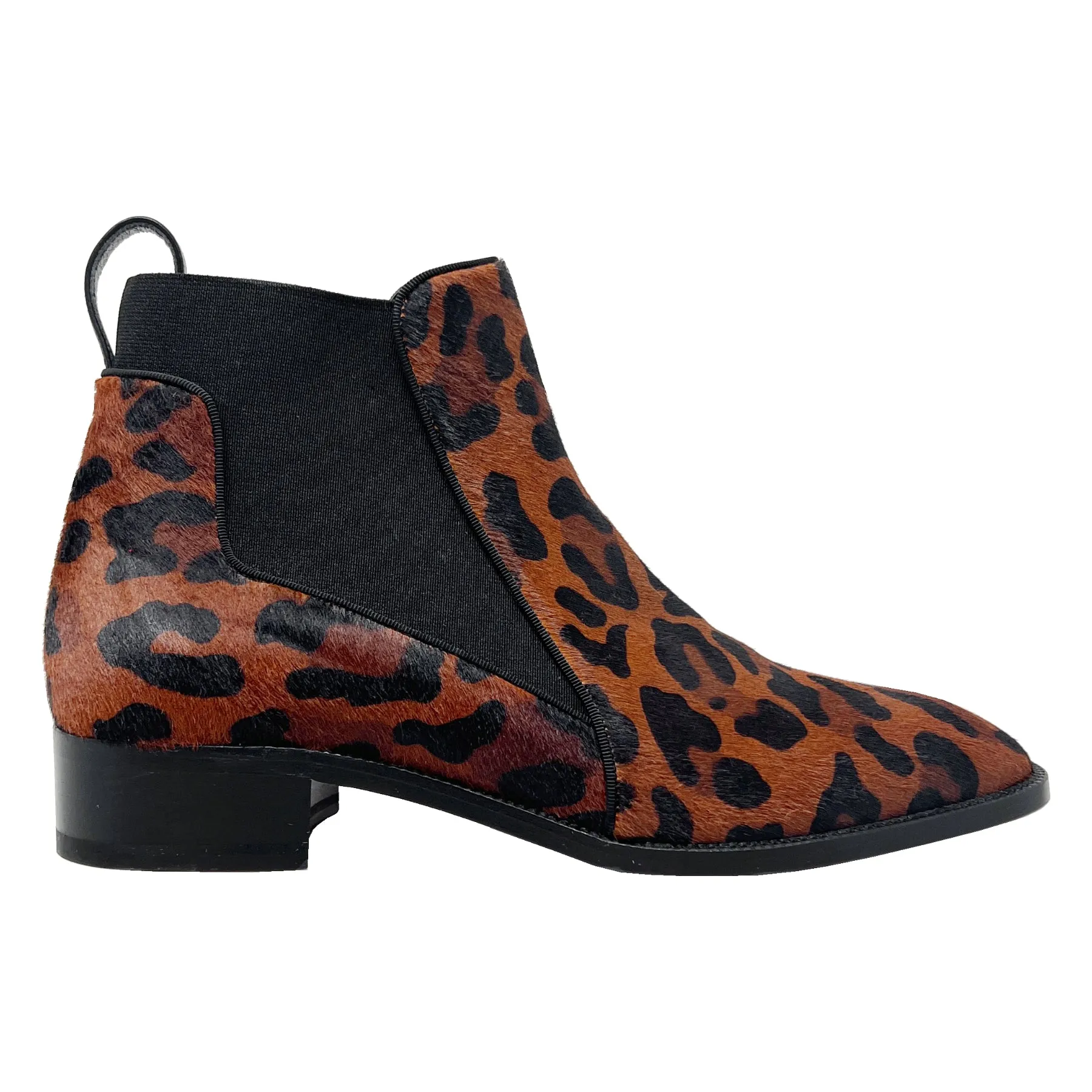 Christian Louboutin Marnmada Leopard Calf Hair Ankle Boots Size EU 38.5