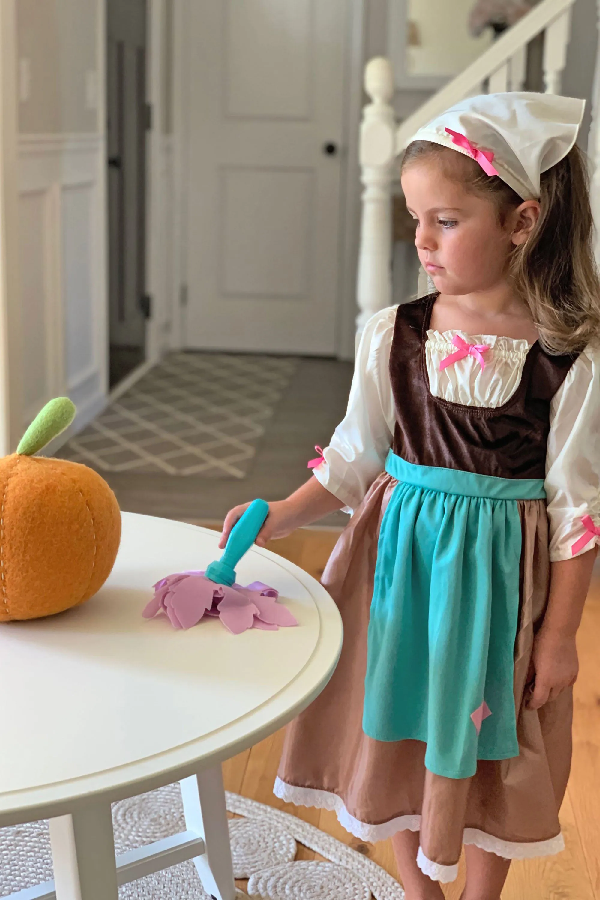 Cinderella Day Dress with Scarf