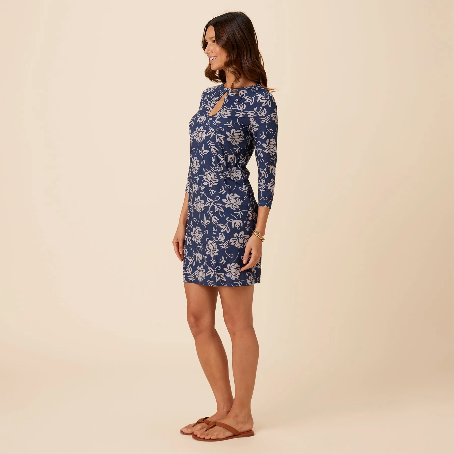 CLASSIC PAREAU PERFORMANCE KEYHOLE DRESS