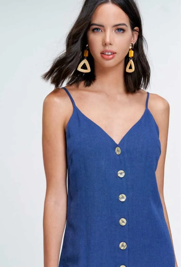 Coconut Button Cami Dress