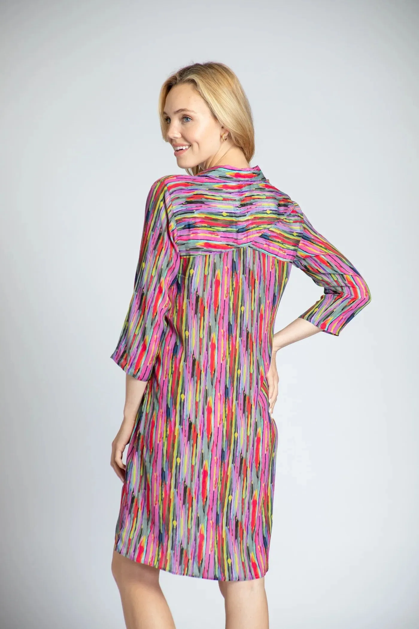 Colour Play Print - Shirt Dress