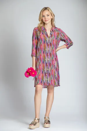 Colour Play Print - Shirt Dress