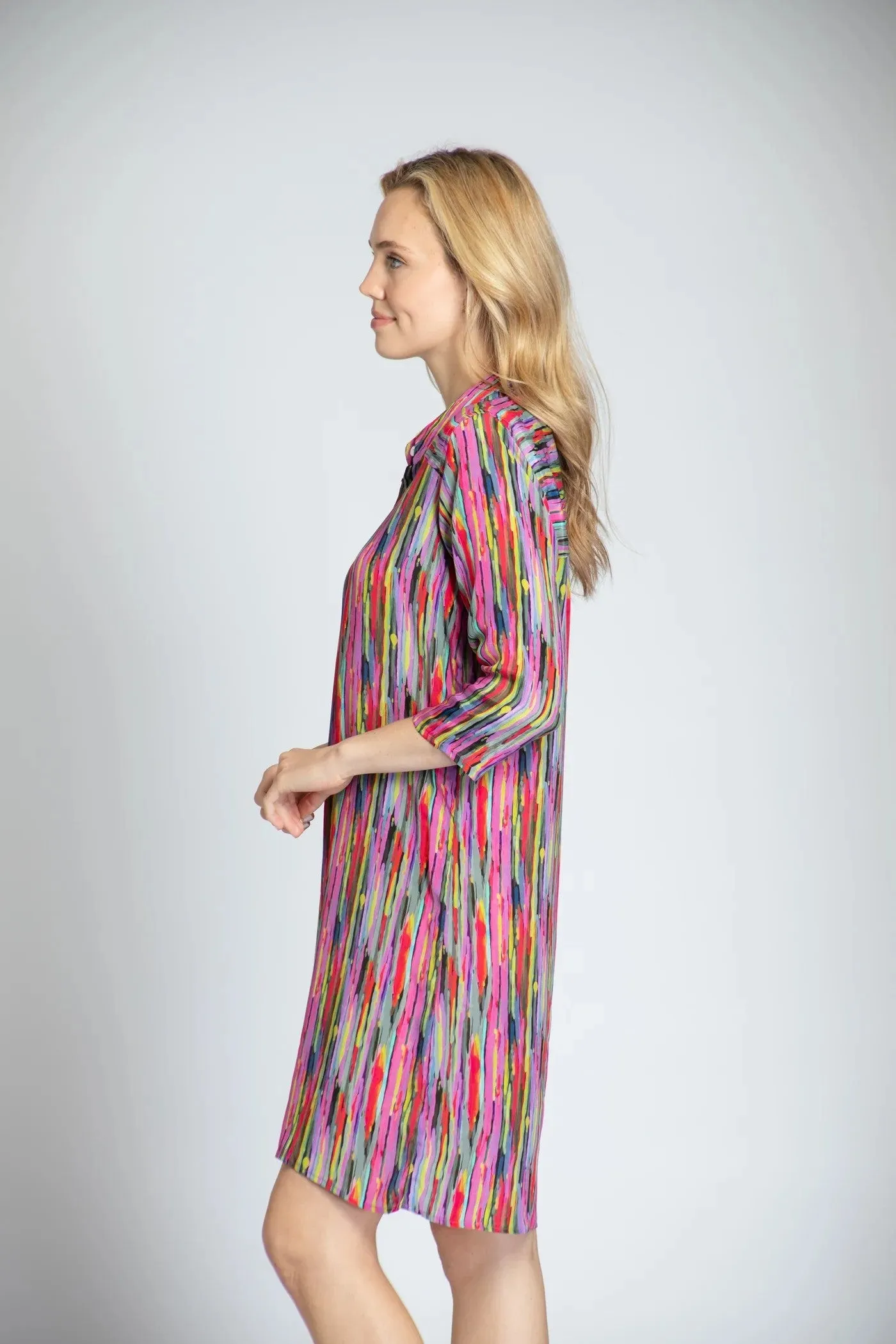 Colour Play Print - Shirt Dress