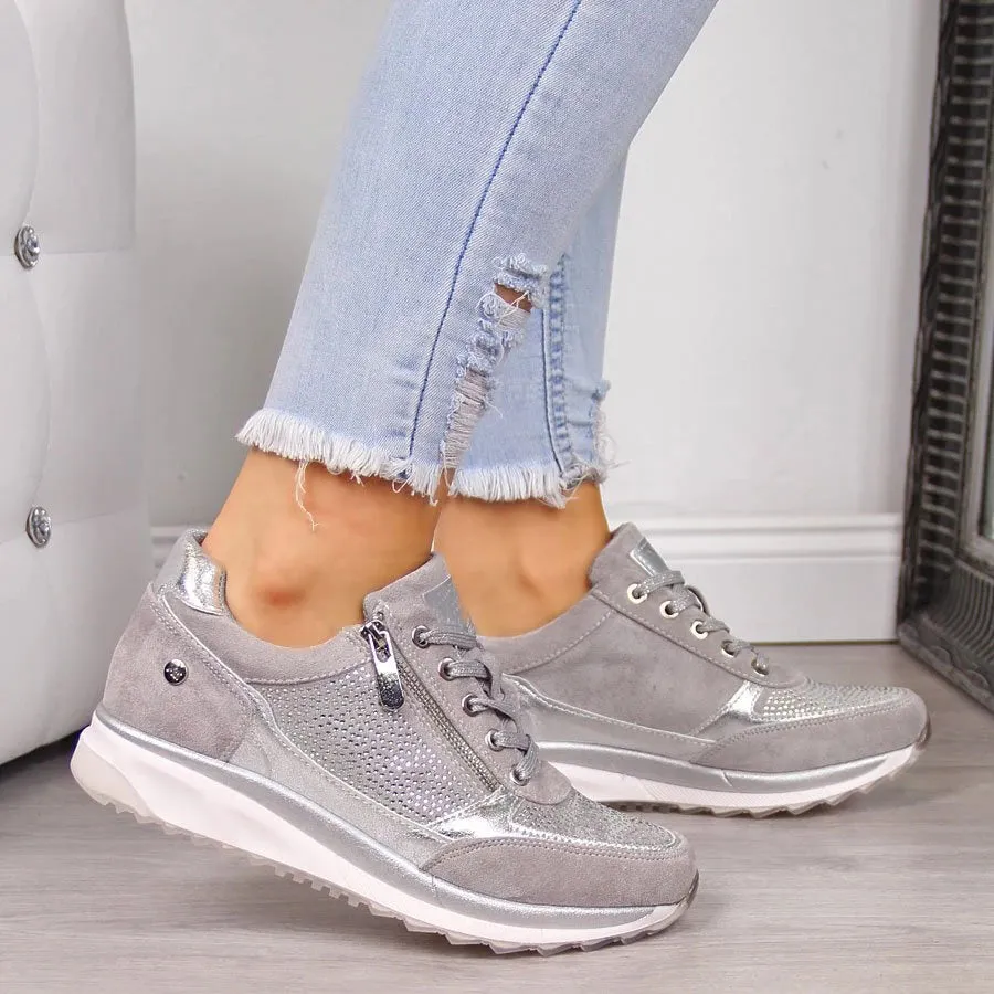 ComfortStride™ | Women's Orthopedic Sneakers | Breathable Fabric, Zipper Closure & Supportive Design