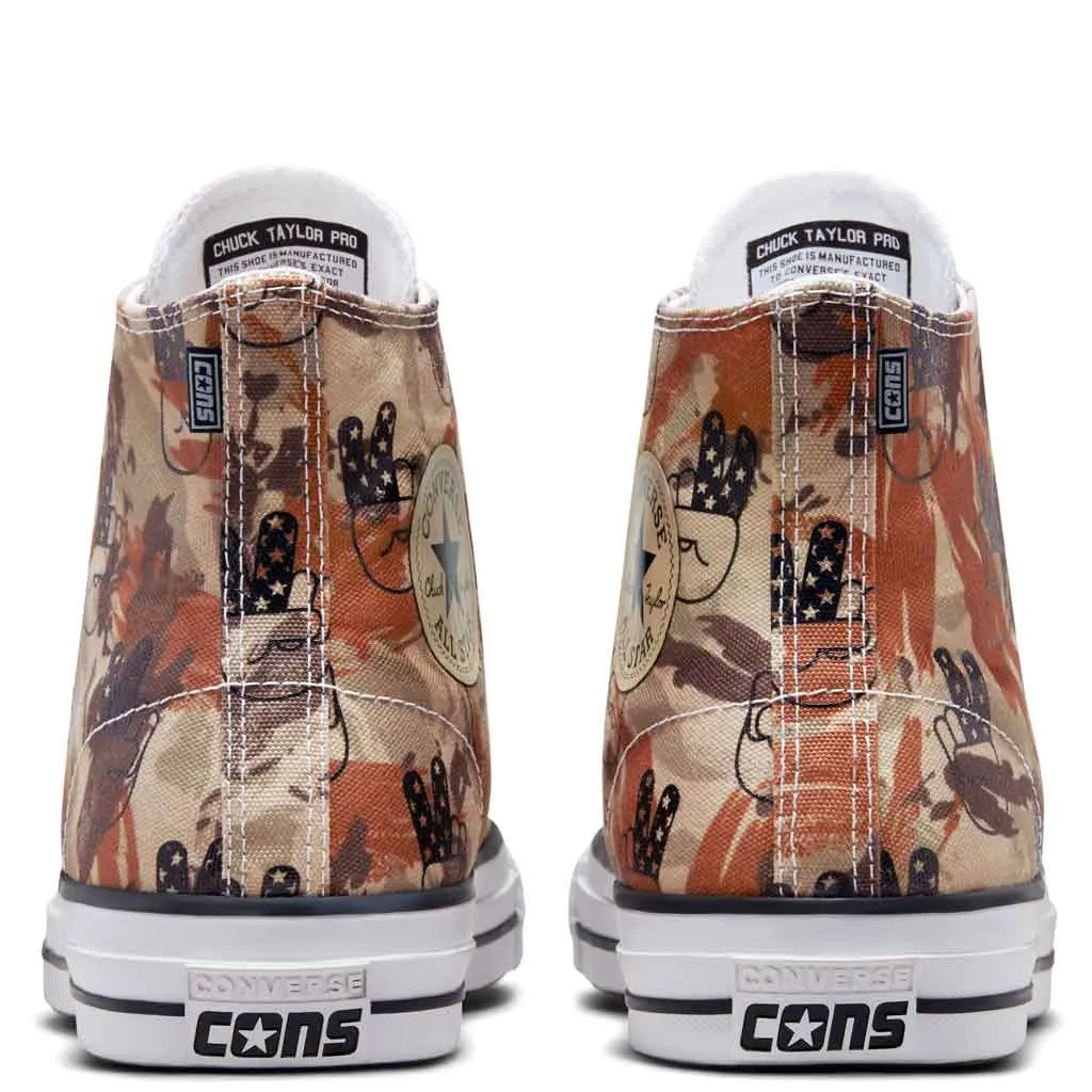 CONVERSE CTAS PRO HI - HAMADAN/PINECONE BROWN/BLACK