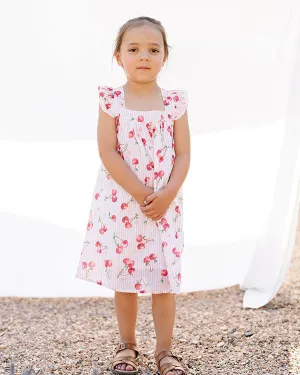 Cruise Dress - Cherry Stripe