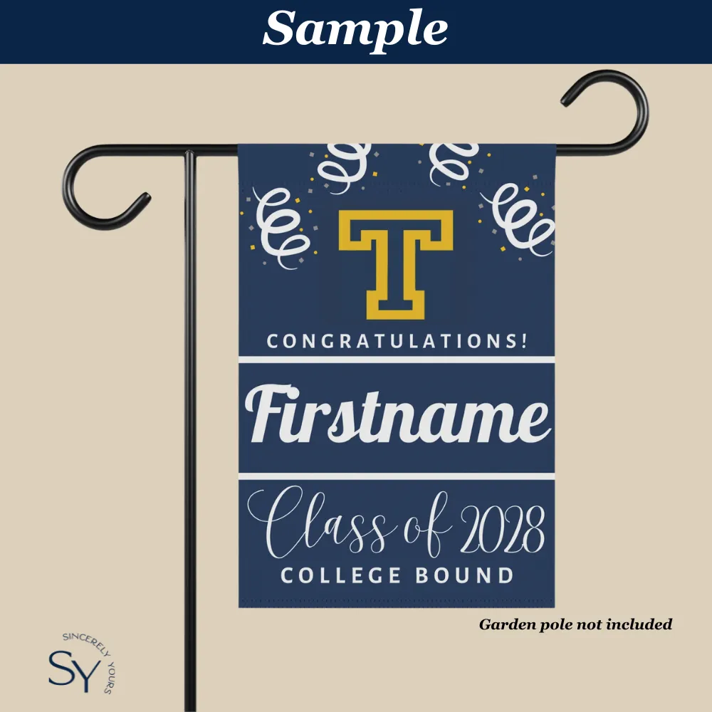 Custom College Bound Yard Flag | Yard Sign