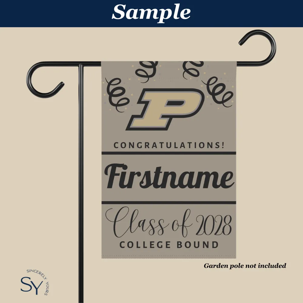 Custom College Bound Yard Flag | Yard Sign